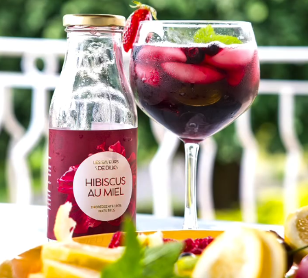 Jus d'hibiscus / miel